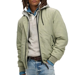 Veste Verte Homme Superdry Hooded