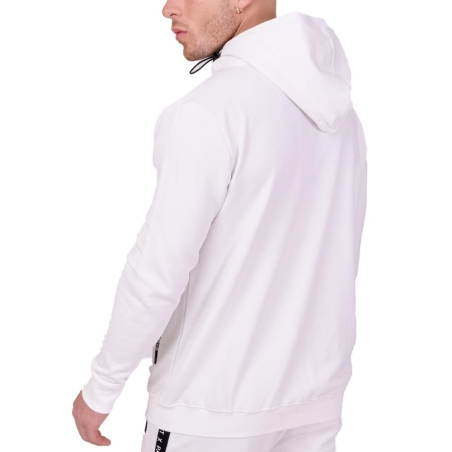 Veste Zippé à Capuche Blanc Homme Project X Paris Basic