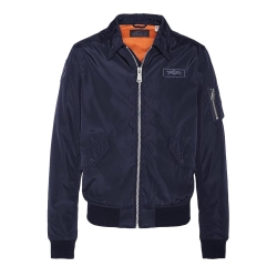 Veste Bombers Marine Homme Schott Blouson Cwu