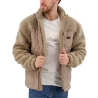 Veste Sherpa Marron Homme SUPERDRY Workwear Hybrid