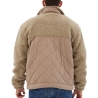 Veste Sherpa Marron Homme SUPERDRY Workwear Hybrid