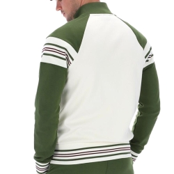 Veste de survêtement Blanc/Vert Homme Fila Ferarra