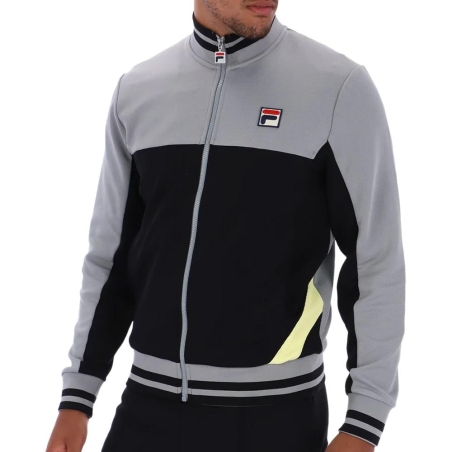 Veste de survêtement Gris/Noir Homme Fila Tiebreaker