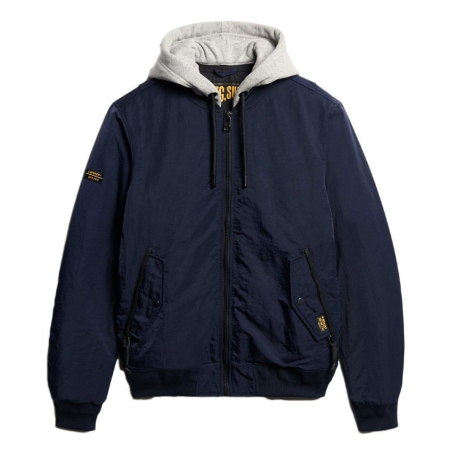 Veste Marine Homme Superdry Hooded