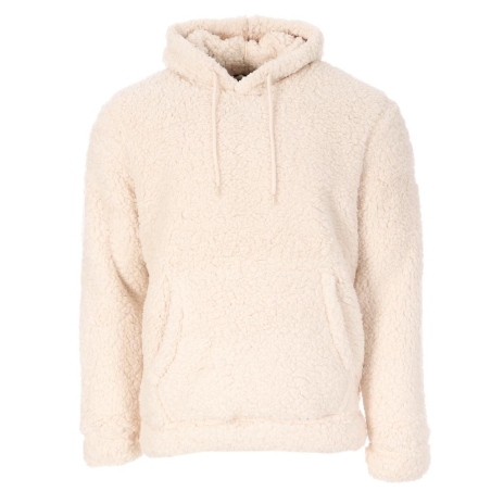 Sweat Sherpa Écru Homme Paname Brothers Full Zip