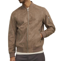 Veste Bomber Marron Homme Jack & Jones Falcon