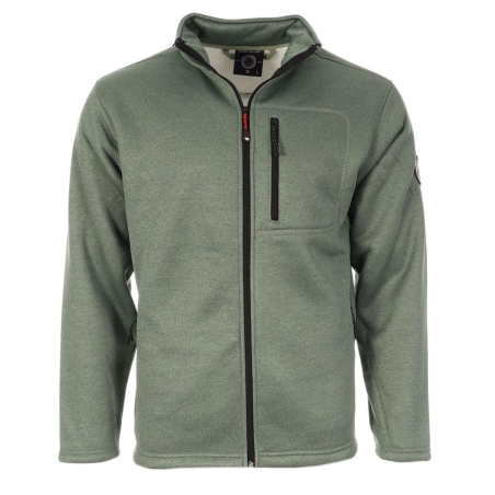 Veste Polaire Vert Homme Paname Brothers Sherpa