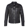 Blouson en Cuir Noir Homme Schott LCSPYDER25