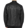 Blouson en Cuir Noir Homme Schott LCSPYDER25