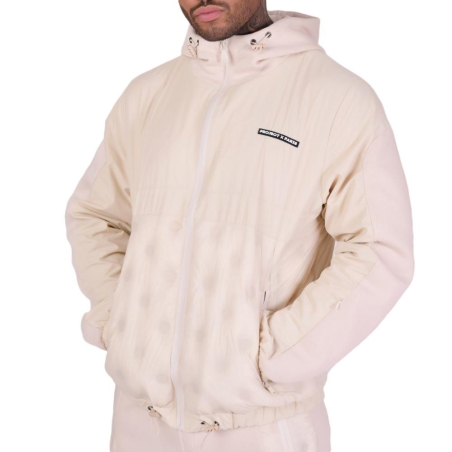 Veste à Capuche Écru Homme Project X Paris Matelassage