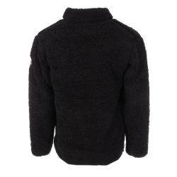 Veste Sherpa Noir Homme Paname Brothers Full Zip