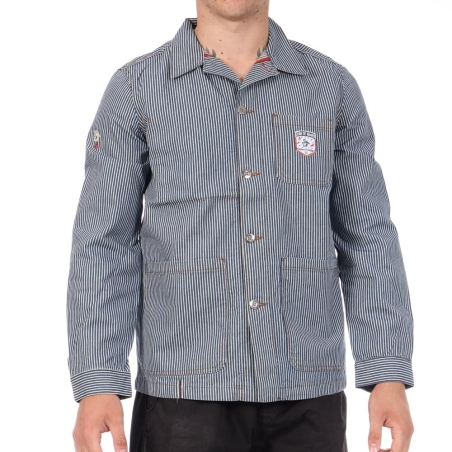 Chemise Marine/Blanc Homme Kaporal PAUL