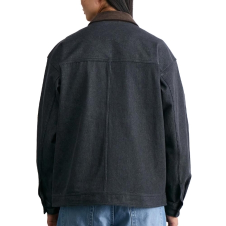 Veste Noir Mixte Converse Denim Shirt