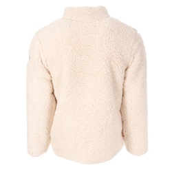 Veste Sherpa Écru Homme Paname Brothers Full Zip