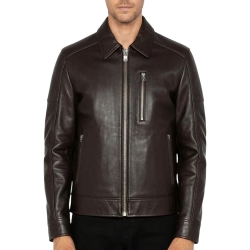 Blouson Marron Homme Schott LCADAMBRO
