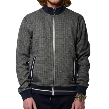 Blouson Marine à Carreaux Homme Kaporal LENZOE25
