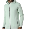 Veste Zippé à Capuche Vert Homme Project X Paris Basic Zip