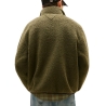 Veste en Sherpa Vert Homme Tommy Hilfiger Badge