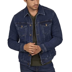Veste en Jean Bleu Foncé Homme Kaporal BLUNTH