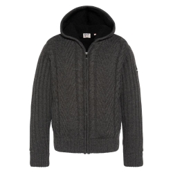 Veste en Sherpa Zippé GriseHomme Schott PLENZO