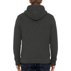 Veste en Sherpa Zippé GriseHomme Schott PLENZO