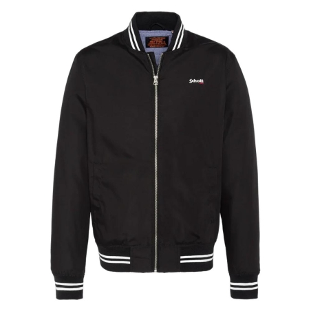 Veste Noir Homme Schott Blouson College