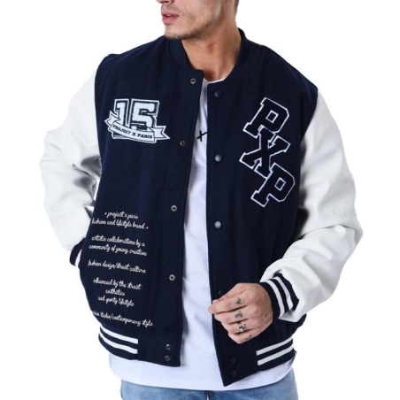 Veste Blanche/Marine Homme Project X Paris 2230109