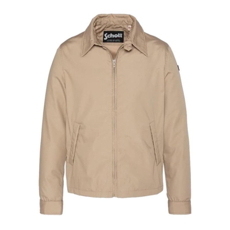 Blouson Beige Homme Schott Evano