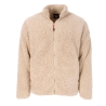 Veste Sherpa Beige Homme Paname Brothers Full Zip