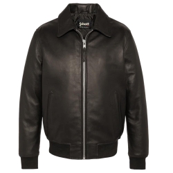 Blouson Cuir Marron Homme Schott LCDETROIT