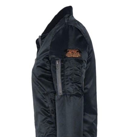 Bomber Noir Homme Schott Jet17