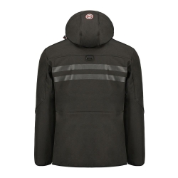 Parka Softshell Noir/Orange Homme Geographical Norway GN-ROYAUTE