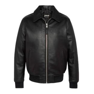 Blouson Cuir Noir Homme Schott LCDETROIT