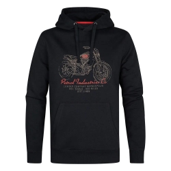 Sweat à Capuche Noir Homme Petrol Industries Hooded
