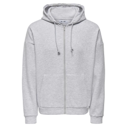 Sweat Zippé Gris Homme Only & Sons Chase