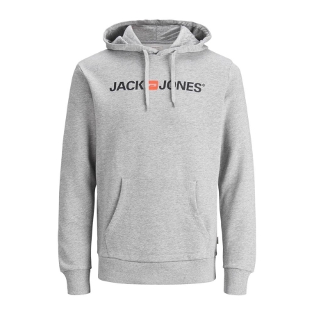 Sweat à capuche Gris Homme Jack and Jones Corp