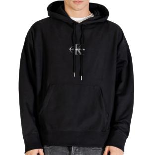 Sweat à Capuche Noir Homme Calvin Klein Jeans Premiums