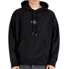 Sweat à Capuche Noir Homme Calvin Klein Jeans Premiums