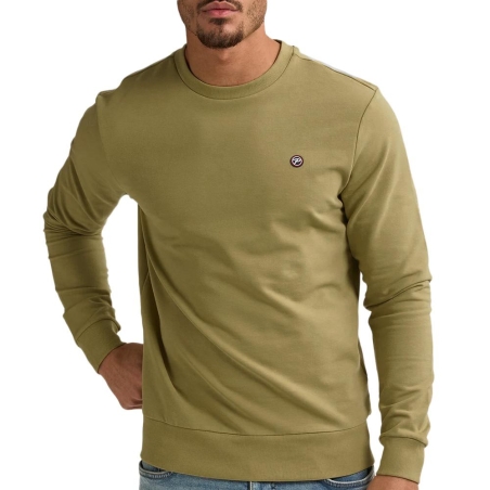 Sweat Vert Kaki Homme Petrol Industries Neck