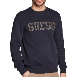 Sweat Marine Homme Guess Beau Cn Fleece