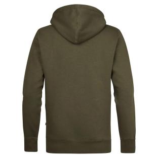 Sweat à Capuche Kaki Homme Petrol Industries Print