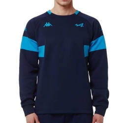Sweat Marine/Turquoise Homme Kappa Adofod Alpine F1 371R75W