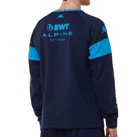 Sweat Marine/Turquoise Homme Kappa Adofod Alpine F1 371R75W