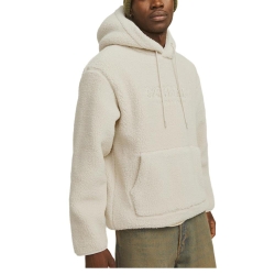 Sweat à Capuche Polaire Ecru Homme Jack & Jones Frederiksberg