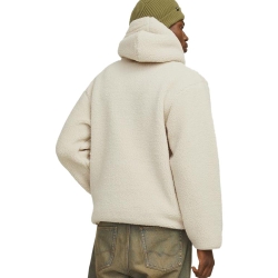 Sweat à Capuche Polaire Ecru Homme Jack & Jones Frederiksberg