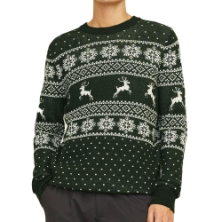 Pull de Noel Vert Homme Jack & Jones Xmas Gabriel
