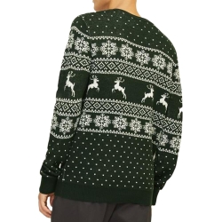 Pull de Noel Vert Homme Jack & Jones Xmas Gabriel