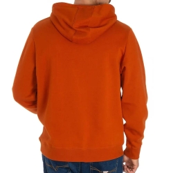 Sweat à Capuche Orange Homme Guess Roy