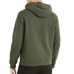 Sweat à Capuche Kaki Homme Guess Roy