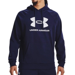 Sweat Capuche Marine Homme Under Armour Rival Fleece Logo